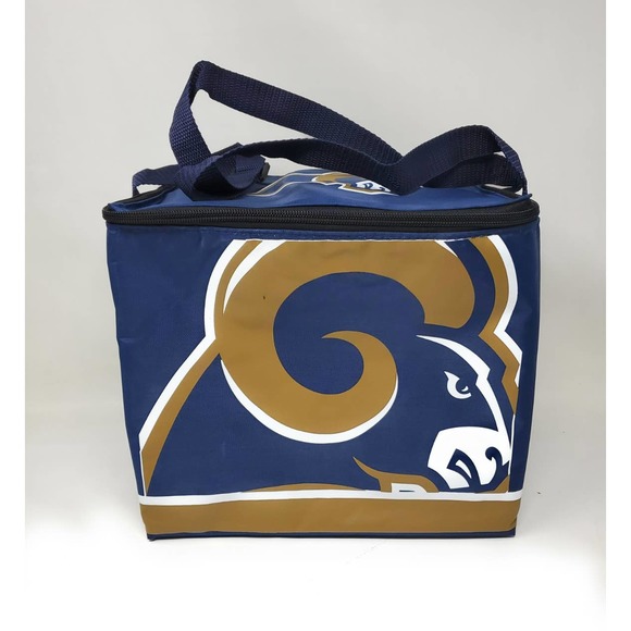 NEW FOCO NFL Big Logo Team Lunch 12 Pack Cooler Bag - Los Angeles Rams - Picture 1 of 3